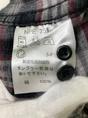 KANSAI JEANS/シャツ/ブラウス/トップス/グレー/M