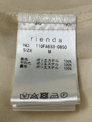 rienda/リエンダ/シャツワンピース/ワンピース/ドレス/アイボリー/M