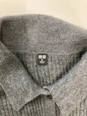 UNIQLO/ユニクロ/Tシャツ/カットソー/トップス/グレー/XL