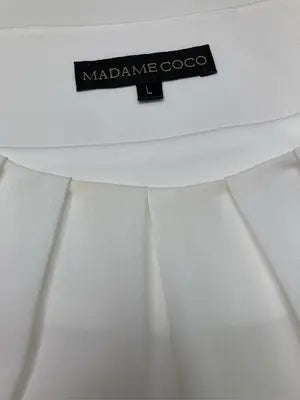MADAMECOCO/Tシャツ/カットソー/トップス/ホワイト/L