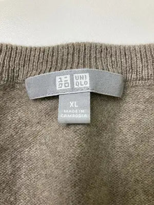 UNIQLO/ユニクロ/ニット/セーター/トップス/ブラウン/XL