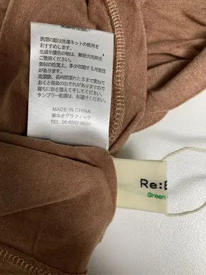 Re:EDIT/リエディ/Tシャツ/カットソー/トップス/ブラウン/L