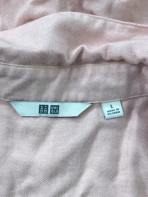 UNIQLO/ユニクロ/シャツ/ブラウス/トップス/ピンク/L