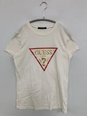GUESS/ゲス/Tシャツ/カットソー/トップス/ホワイト/XS