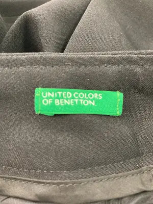 UNITED COLORS OF BENETTON/ユナイテッドカラーズオブベネトン/スラックス/パンツ/ブラック/42