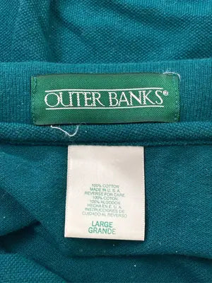 OUTER BANKS/ポロシャツ/トップス/グリーン/L