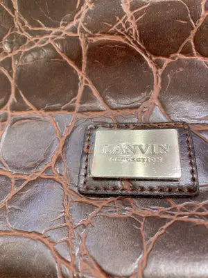 LANVIN/ランバン/ハンドバッグ/バッグ/ブラウン