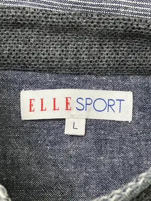 ELLE SPORT/ポロシャツ/トップス/グレー/L