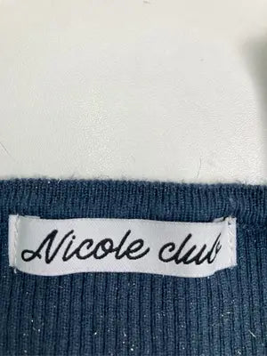 NICOLE CLUB/ニコルクラブ/ニット/セーター/トップス/ブルー/FREE