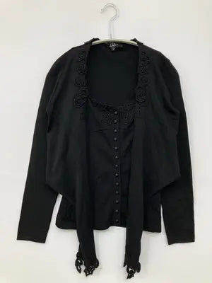 Tシャツ/カットソー/トップス/ブラック/2