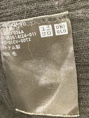 UNIQLO/ユニクロ/ニット/セーター/トップス/ブラック/S