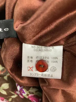 jayro white/ジャイロホワイト/ワンピース/ワンピース/ドレス/ブラウン/M
