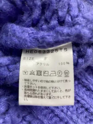 Heather/ヘザー/ニット/セーター/トップス/パープル/F