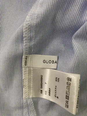 GLOBAL WORK/グローバルワーク/シャツ/ブラウス/トップス/スカイブルー/F