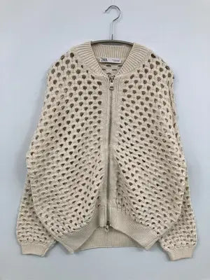 ZARA/ザラ/ニット/セーター/トップス/アイボリー/S