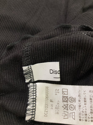 Discoat/ディスコート/Tシャツ/カットソー/トップス/ブラック/F