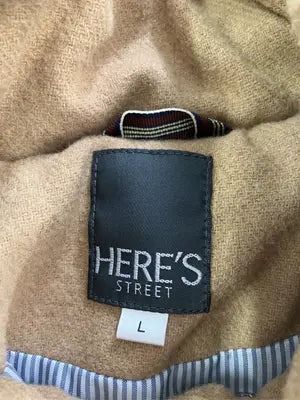 HERE'S STREET/ダッフルコート/ジャケット/アウター/ベージュ/L