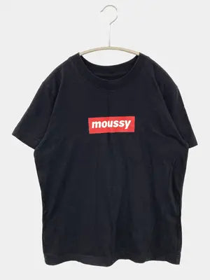 MOUSSY/マウジー/Tシャツ/カットソー/トップス/ブラック/FREE