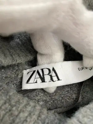 ZARA/ザラ/ニット/セーター/トップス/グレー/USA S