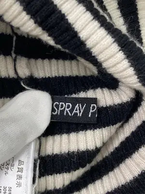 SPRAY PREMIUM/スプレイプレミアム/ニット/セーター/トップス/ブラック/F