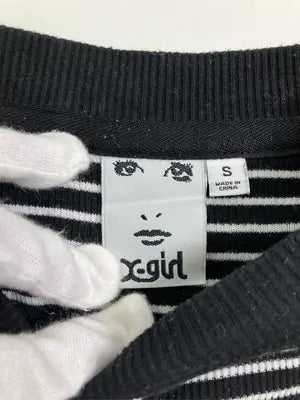 X-GIRL/エックスガール/Tシャツ/カットソー/トップス/ブラック/S