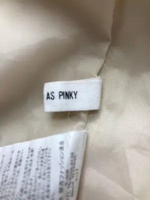 AS KNOW AS PINKY/アズノゥアズピンキー/ベスト/トップス/ベージュ/M