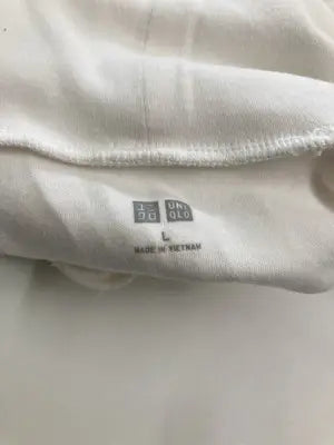 UNIQLO/ユニクロ/Tシャツ/カットソー/トップス/ホワイト/L