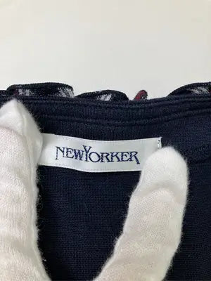 Newyorker/ニューヨーカー/カーディガン/ボレロ/トップス/ネイビー/L
