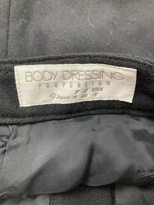 BODY DRESSING/ボディドレッシング/スラックス/パンツ/ブラック/9