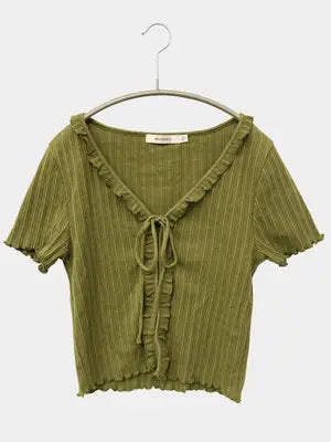 MOUSSY/マウジー/Tシャツ/カットソー/トップス/カーキ/F