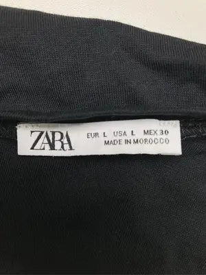 ZARA/ザラ/Tシャツ/カットソー/トップス/ブラック/L