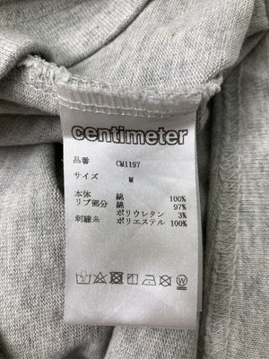 centimeter/センチメートル/Tシャツ/カットソー/トップス/グレー/m
