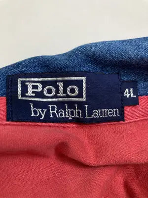 Polo by Ralph Lauren/ポロバイラルフローレン/ポロシャツ/トップス/レッド/4L