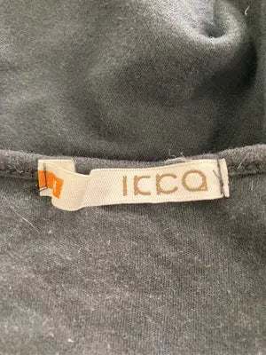 ICCA/Tシャツ/カットソー/トップス/ブラック/M