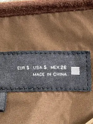ZARA/ザラ/ベスト/トップス/ブラウン/USA S