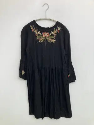 ZARA BASIC/ザラベーシック/チュニック/ワンピース/ドレス/ブラック/EUR　S / USA S / MEX 26