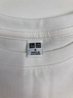 UNIQLO/ユニクロ/Tシャツ/カットソー/トップス/ホワイト/S