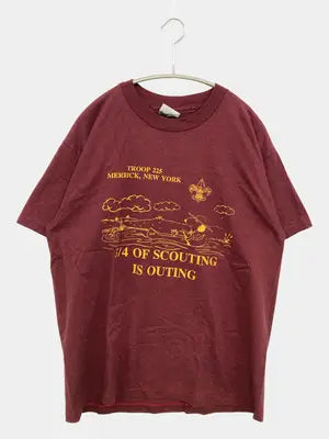 Hanes/ヘインズ/Tシャツ/カットソー/トップス/レッド/L