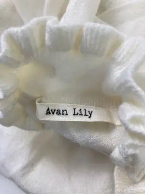 AVAN LILY/アバンリリー/ニット/セーター/トップス/ホワイト/FREE