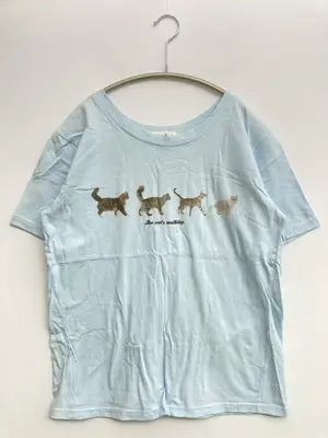 Treat Urself/トリートユアセルフ/Tシャツ/カットソー/トップス/スカイブルー