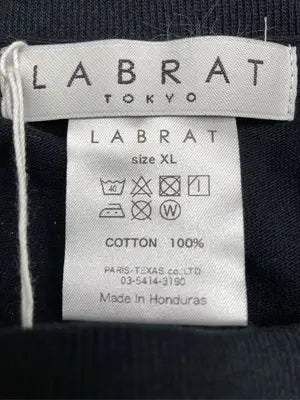LABRAT TOKYO/Tシャツ/カットソー/トップス/ブラック/XL