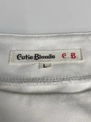 Cutie Blonde/キューティーブロンド/Tシャツ/カットソー/トップス/ホワイト/L