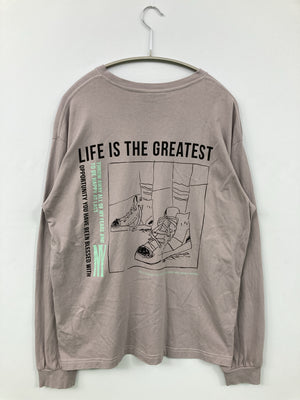 Tシャツ/カットソー/トップス/パープル/L