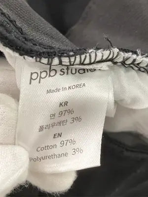 ppb studios/デニムパンツ/パンツ/ブラック/S