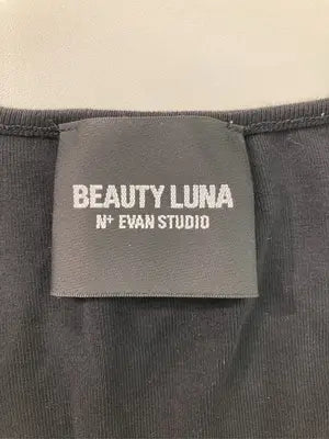 BEAUTY LUNA/Tシャツ/カットソー/トップス/ブラック/M