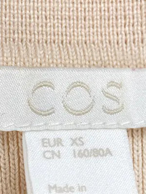 COS/コス/ワンピース/ワンピース/ドレス/ベージュ/XS