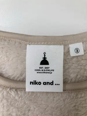 NIKO AND...JEANS/ニコアンドジーンズ/その他トップス/トップス/ベージュ/3