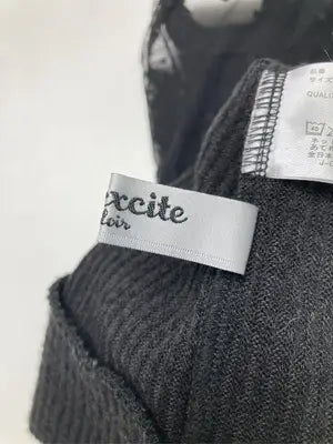 ems excite/エムズエキサイト/ニット/セーター/トップス/ブラック/M