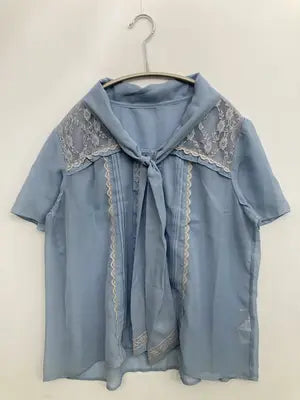 axes femme/アクシーズファム/Tシャツ/カットソー/トップス/スカイブルー/M   バスト79～87   身長154～162
