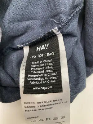 HAY/ヘイ/エコバッグ/サブバッグ/バッグ/ネイビー